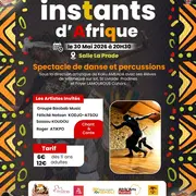 Spectacle de danse et percussions Instants d'Afrique