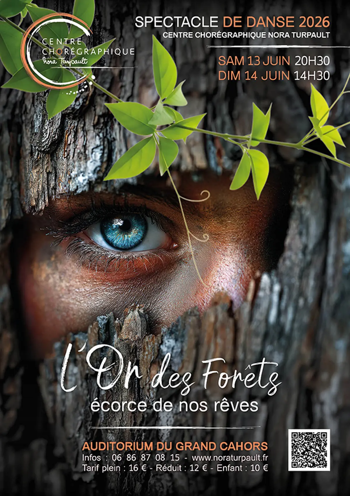 Spectacle de danse L'Or des Forêts, écorce de nos rêves