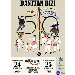 Spectacle de danses basques : 50 ans du groupe Burgaintzi Dantzan Bizi
