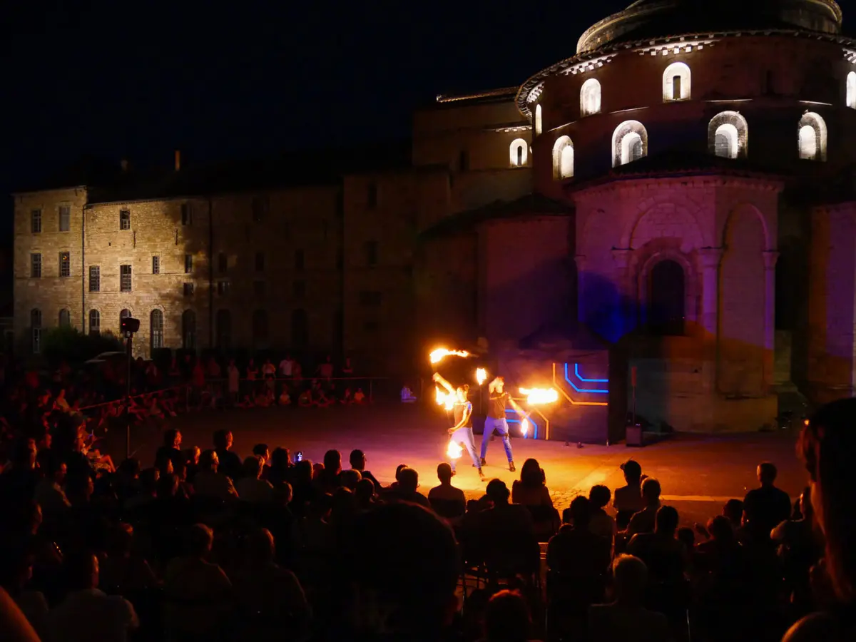 Spectacle de feu Yule