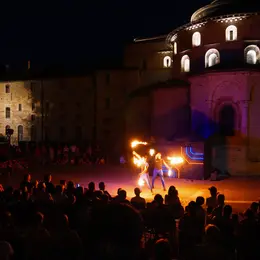 Spectacle de feu Yule