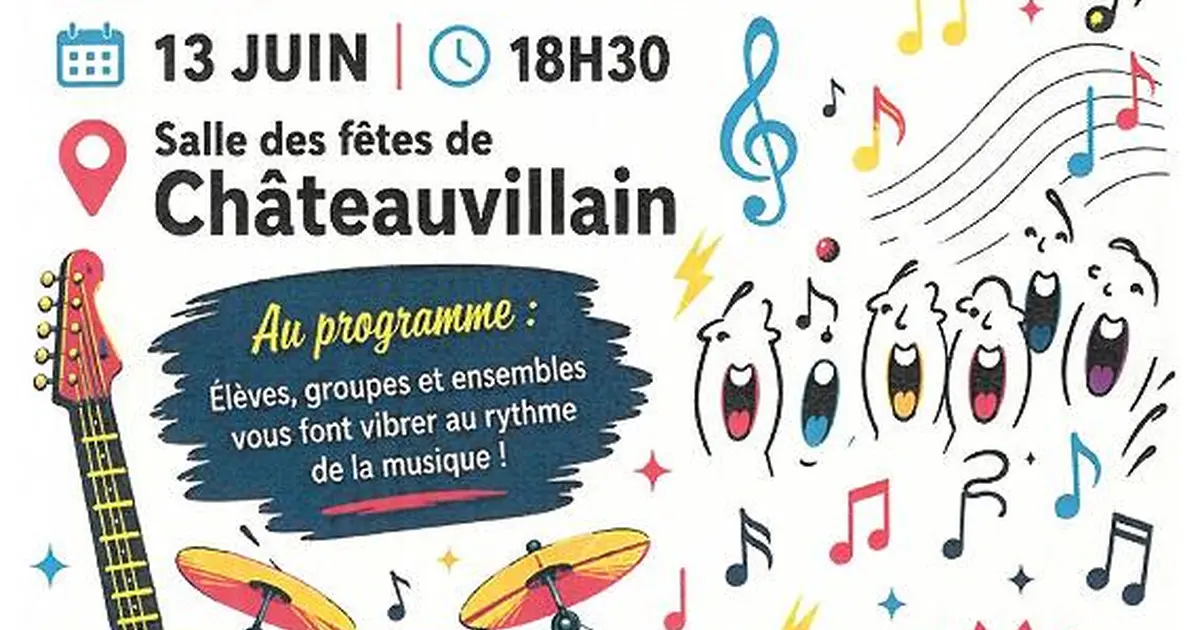 Spectacle de fin d'année de l'école de musique Noire Pointée