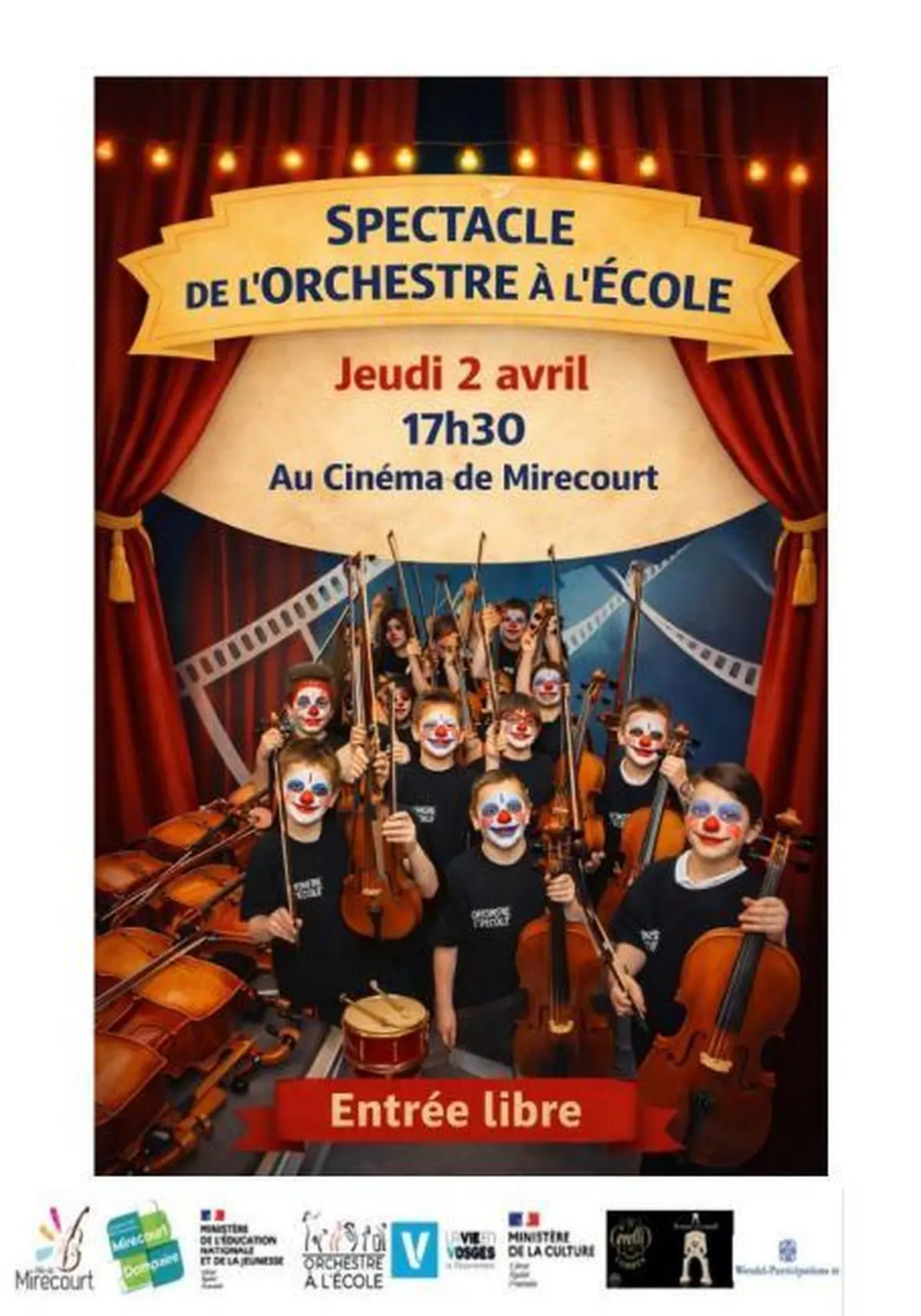Spectacle de l'Orchestre à l'école