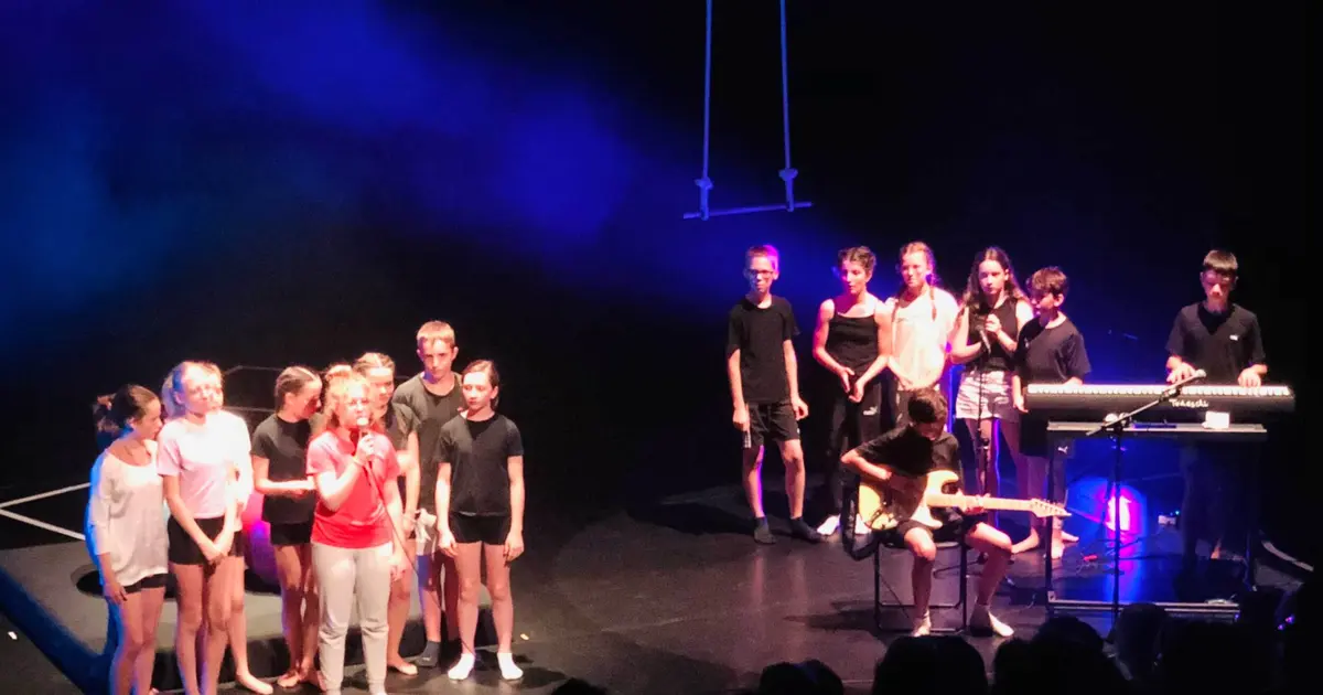 Spectacle de la classe cirque du collège de Nexon
