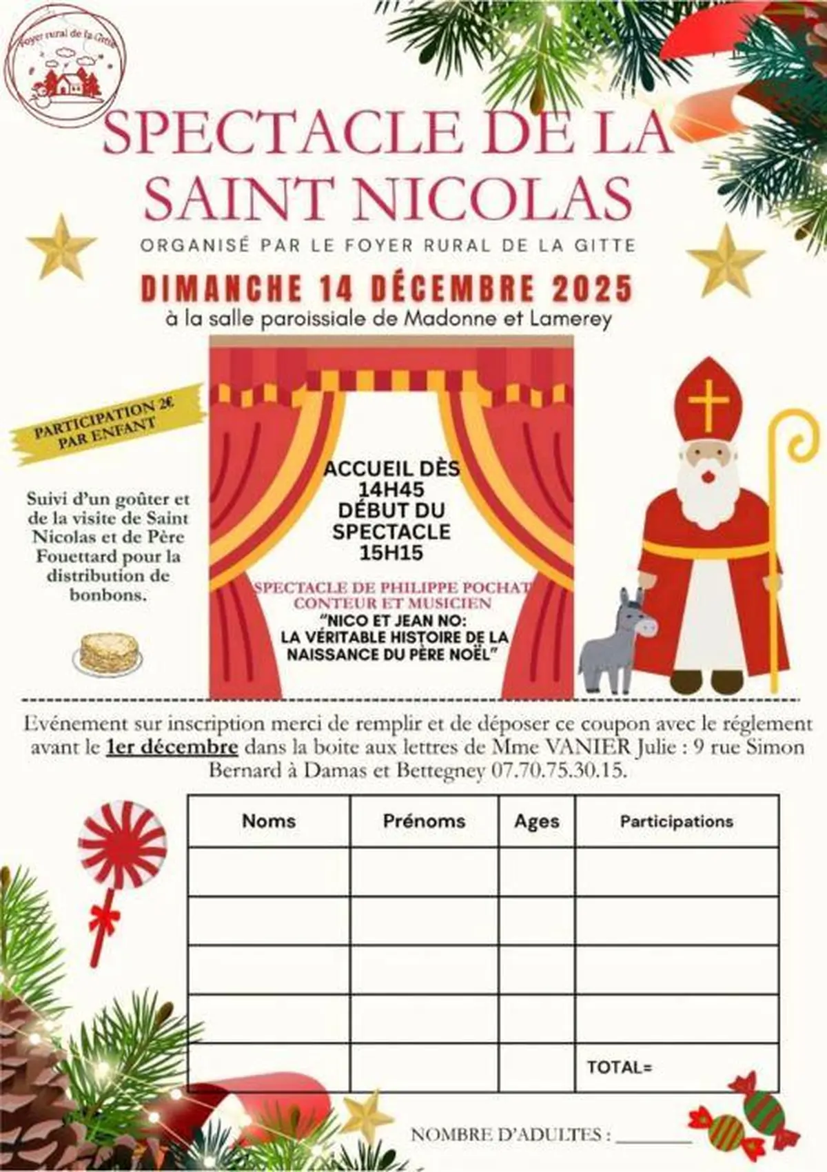 Spectacle de la Saint-Nicolas