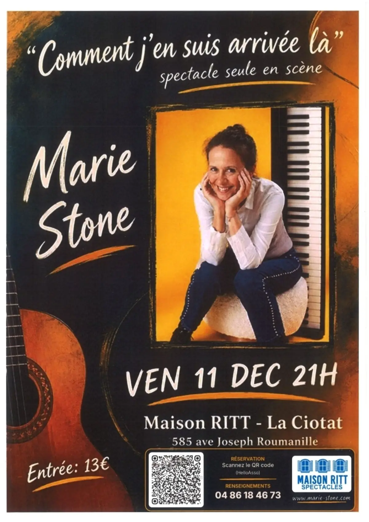 Spectacle de Marie Stone : Comment j'en suis arrivée là