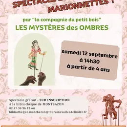 Spectacle de marionnettes LES MYSTÈRES des OMBRES