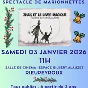 Spectacle de marionnettes “Zack et le livre magique”