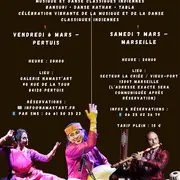 Spectacle de musique et de danse classiques indiennes à la Galerie Namast'Art