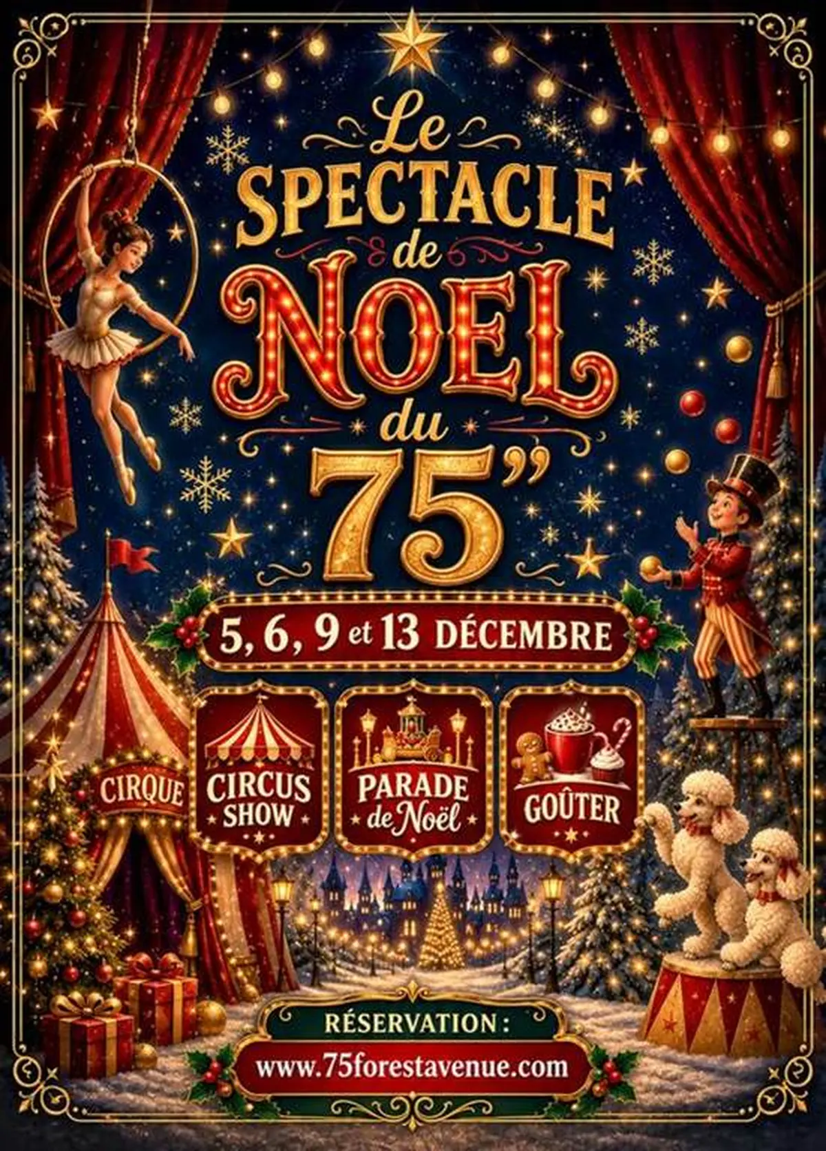 Spectacle de Noël du 75