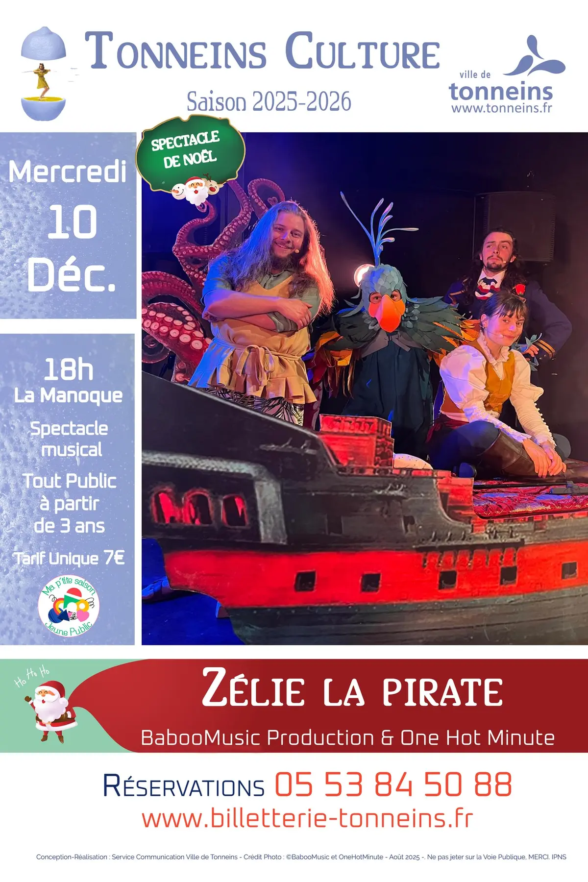 Spectacle de Noël - Zélie la pirate