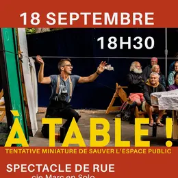 Spectacle de rue : A table !