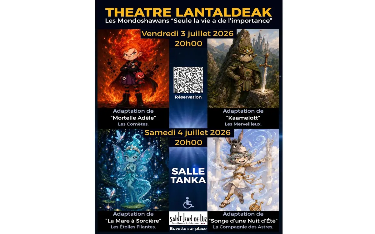 Spectacle de théâtre par l’association Théâtre Lantaldeak