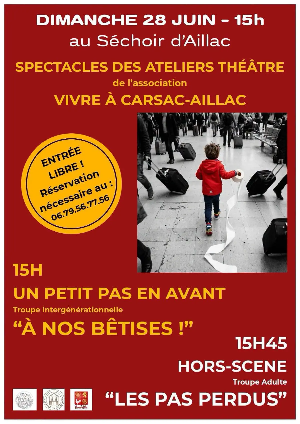 Spectacle des ateliers théâtre