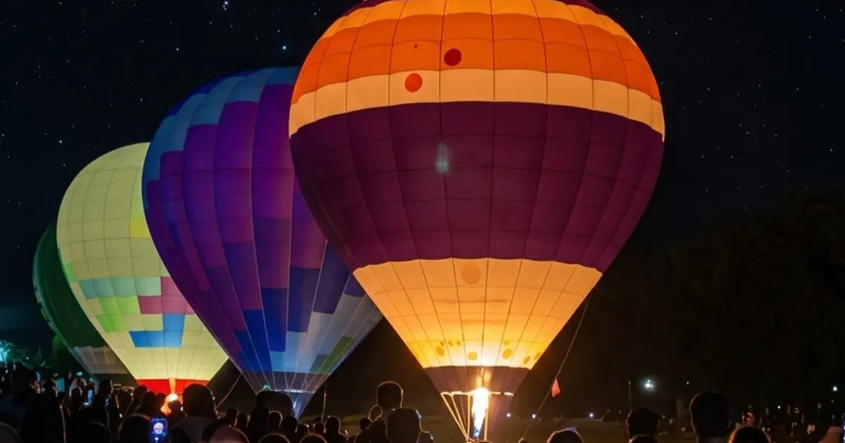 Spectacle des Montgolfières de Feu
