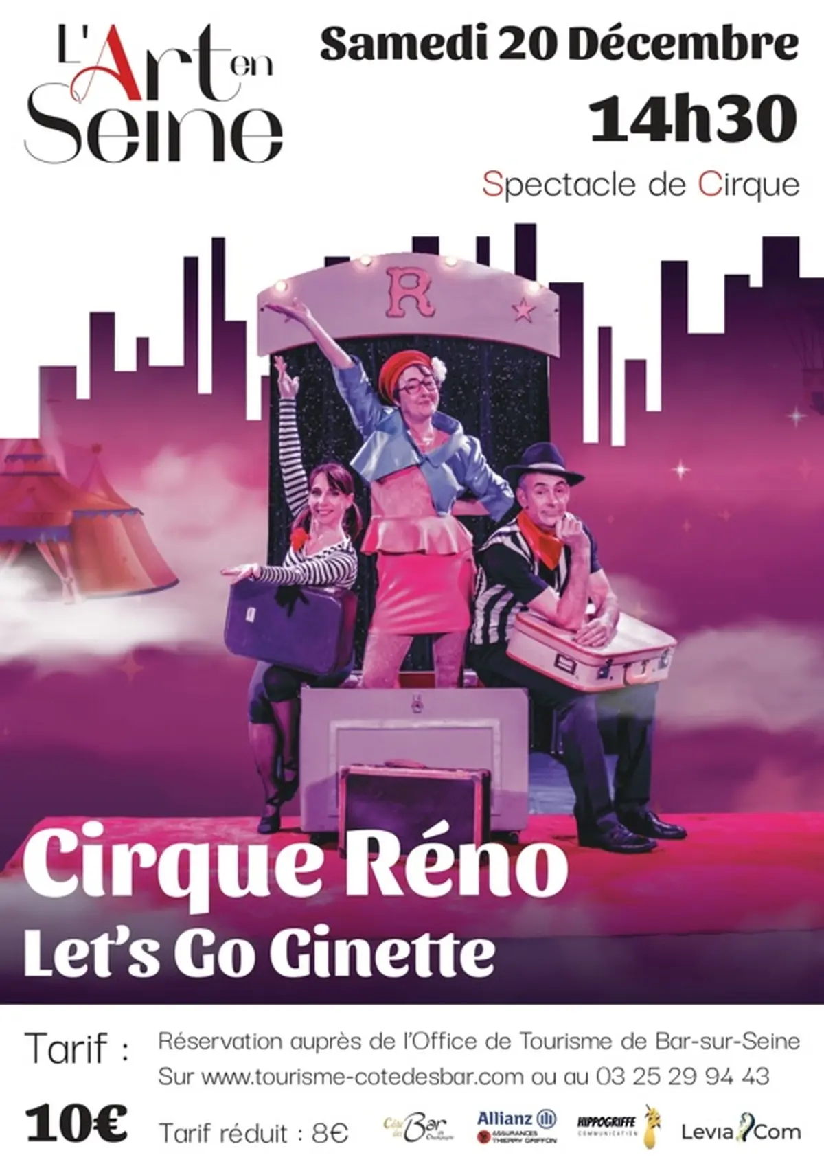 Spectacle du Cirque Reno - Tout public : Let's go Ginette