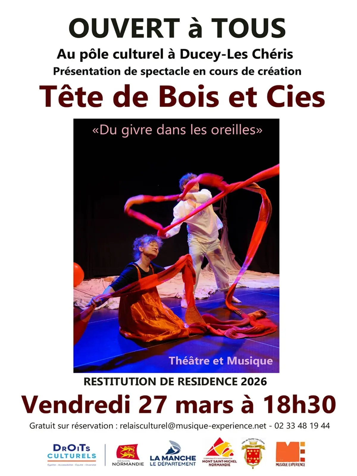 Spectacle Du givre dans les oreilles