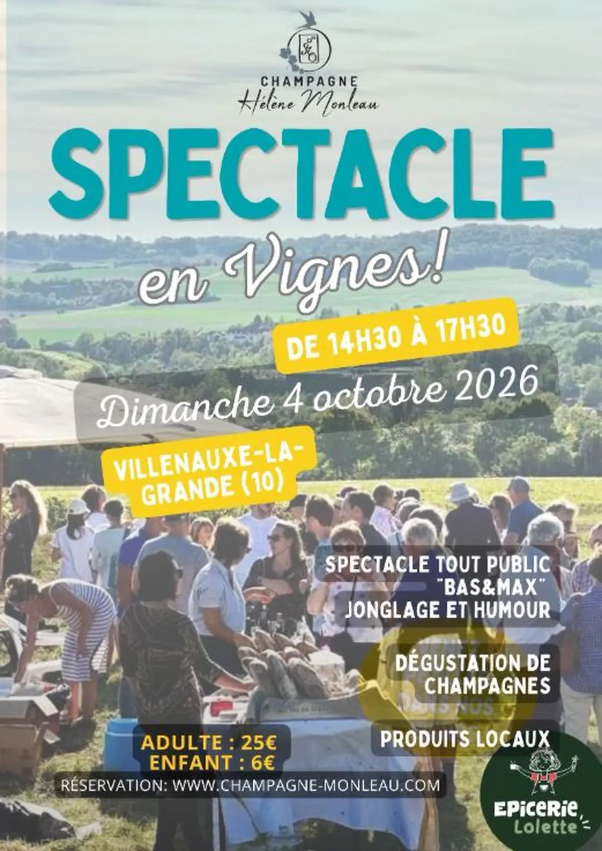 Spectacle en Vignes à Villenauxe-la-Grande - 7ème édition !