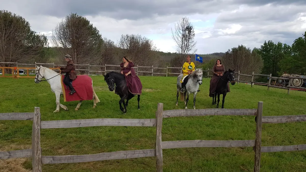 Spectacle Equestre au château de Saint-Aulaye