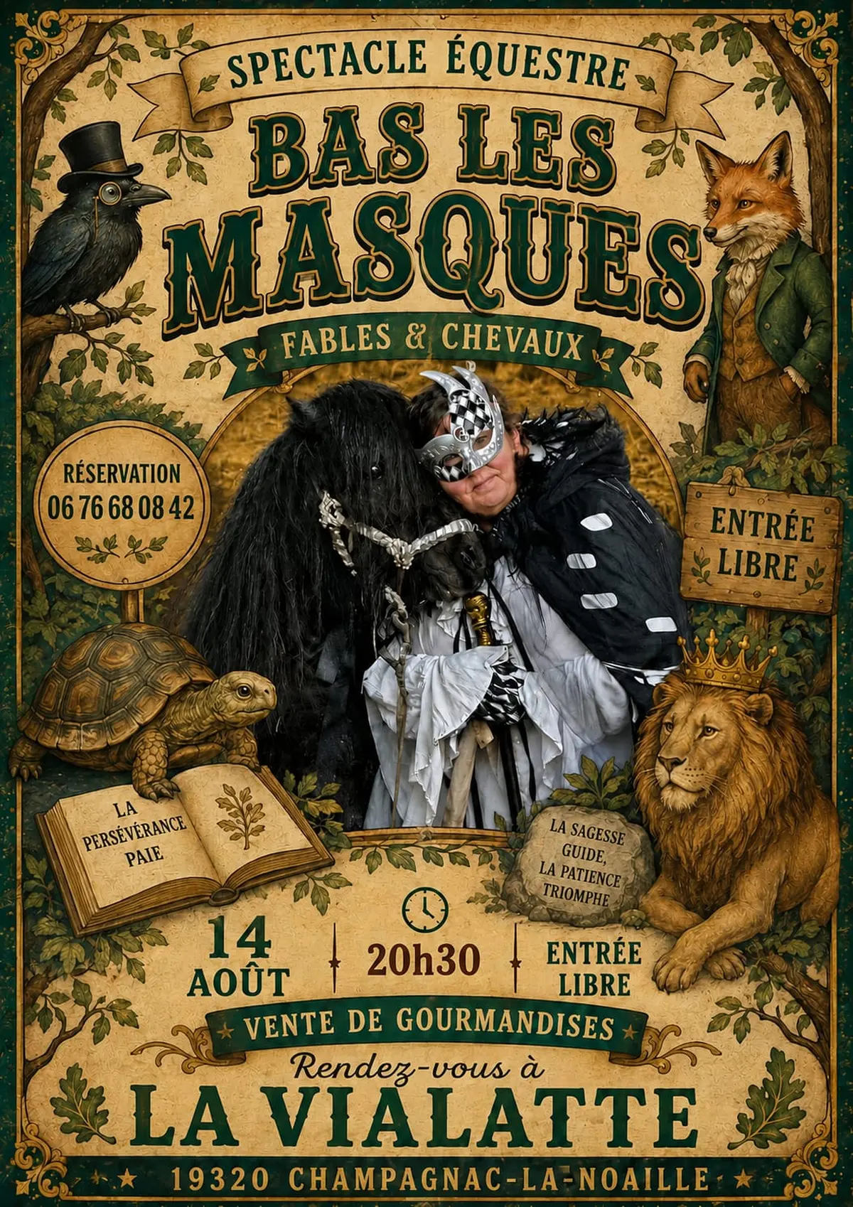 Spectacle équestre Bas les masques