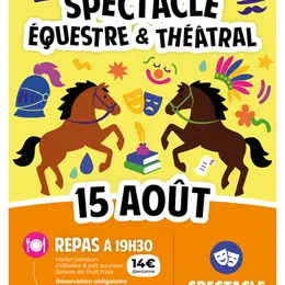 Spectacle équestre et théâtral du Poney Club de Saint-Foy-La-Grande