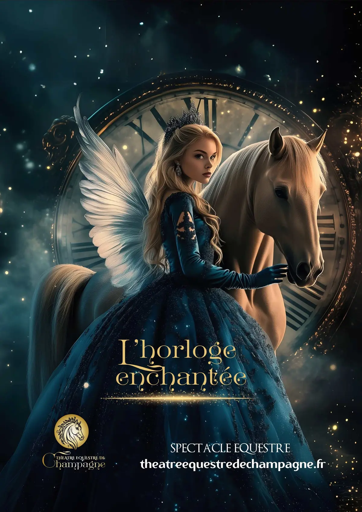 Spectacle équestre L'horloge enchantée