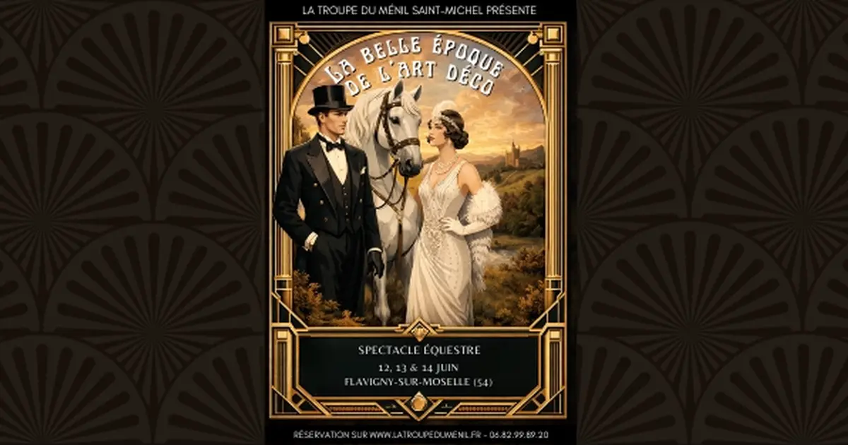Spectacle équestre : La Belle époque de l'Art déco