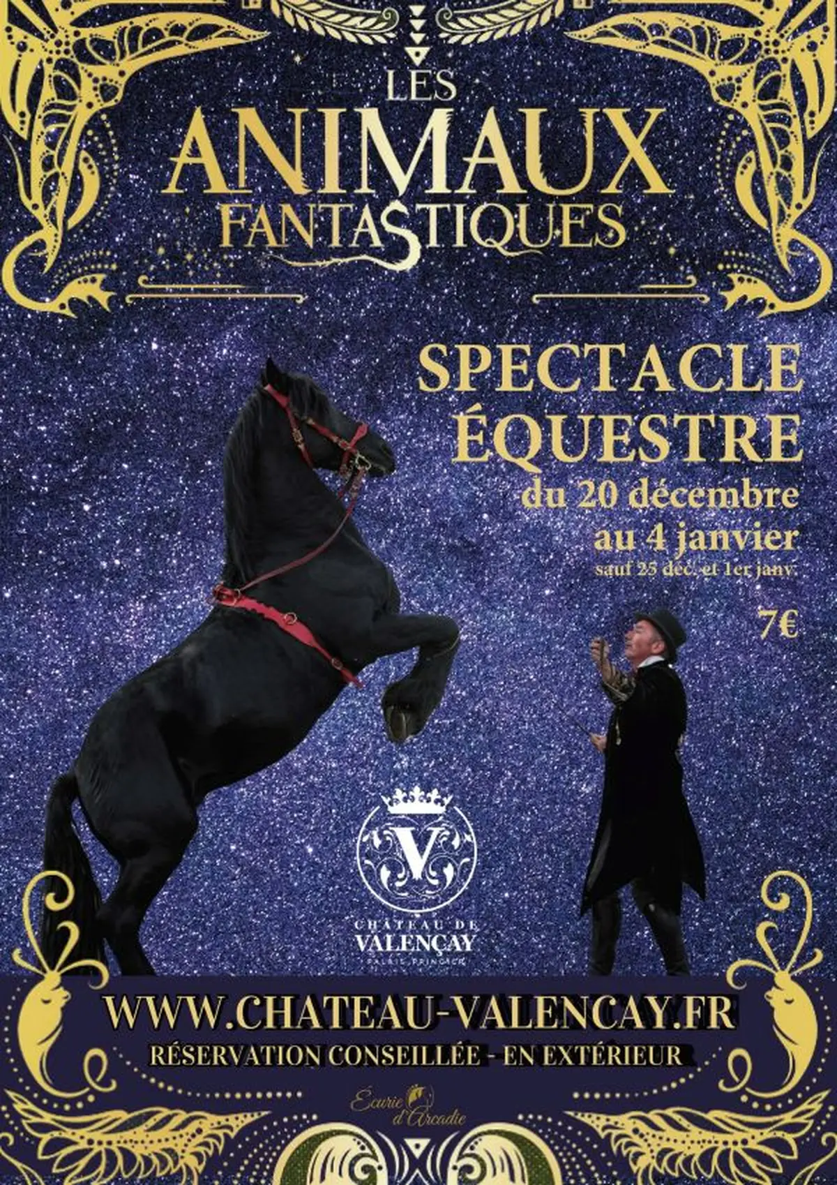 Spectacle équestre « Les animaux fantastiques »