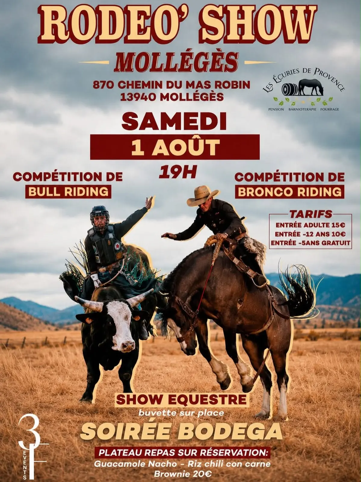 Spectacle équestre Rodéo' Show