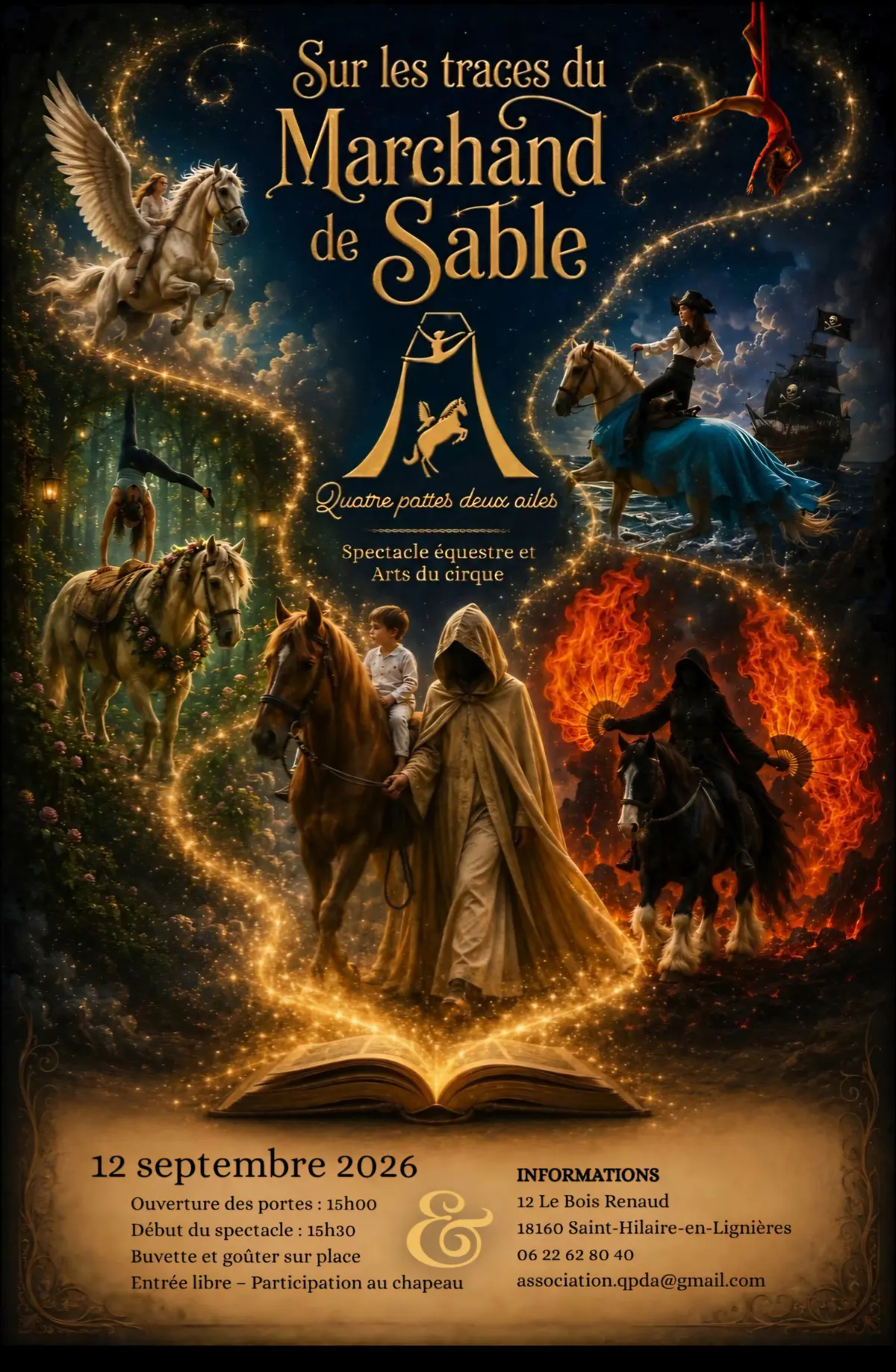 Spectacle équestre : Sur les traces du marchand de sable