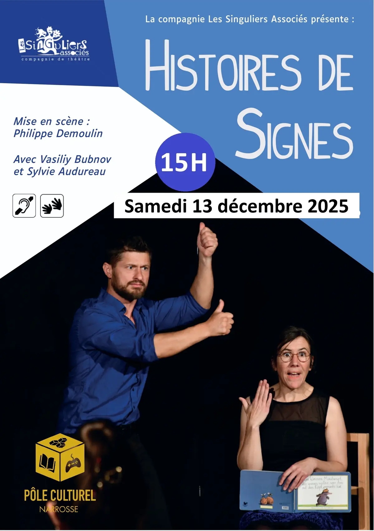 Spectacle et goûter de Noël Histoires de signes