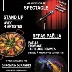 Spectacle et repas dansant à Saint-Estèphe