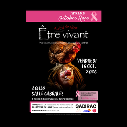 Spectacle « Être vivant » - Octobre rose