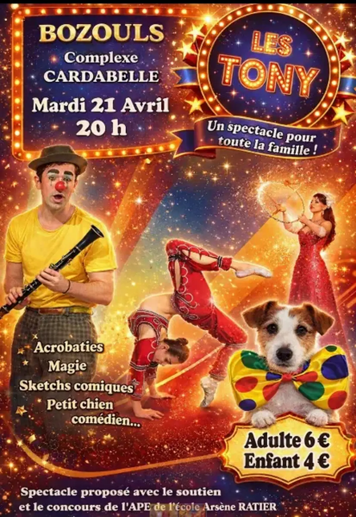 Spectacle familial : les Tony
