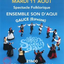 Spectacle folklorique : Groupe Son d’Aqui (Galice)