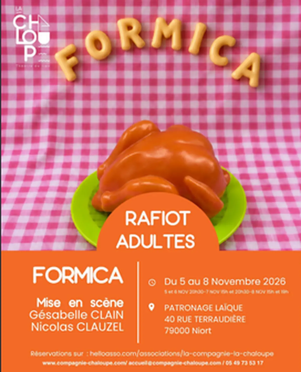 Spectacle  Formica  à Niort