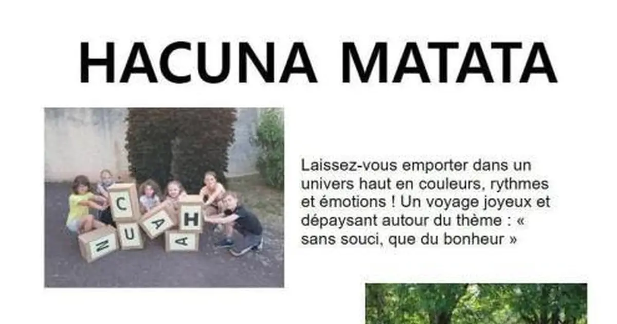 Spectacle Hacuna Matata