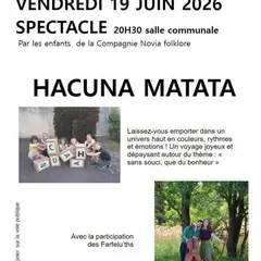Spectacle Hacuna Matata