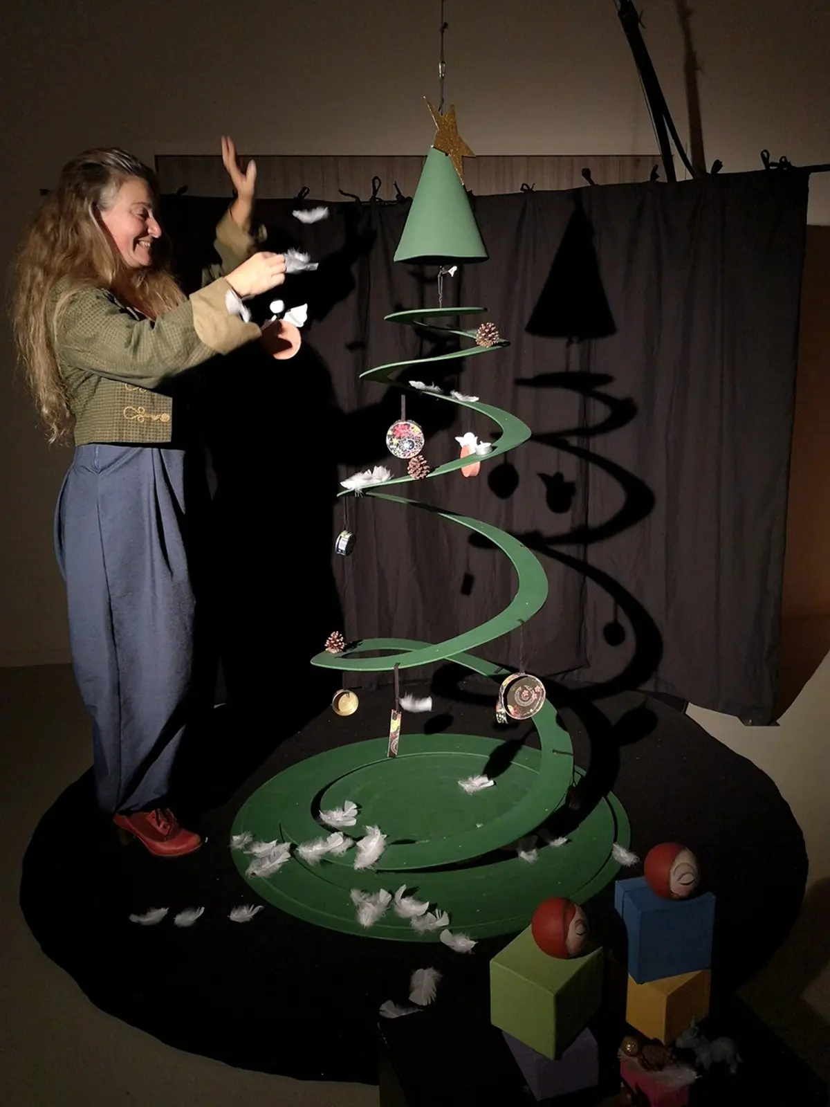 Spectacle Haziel fête Noël par la Cie Les Doux sauvages