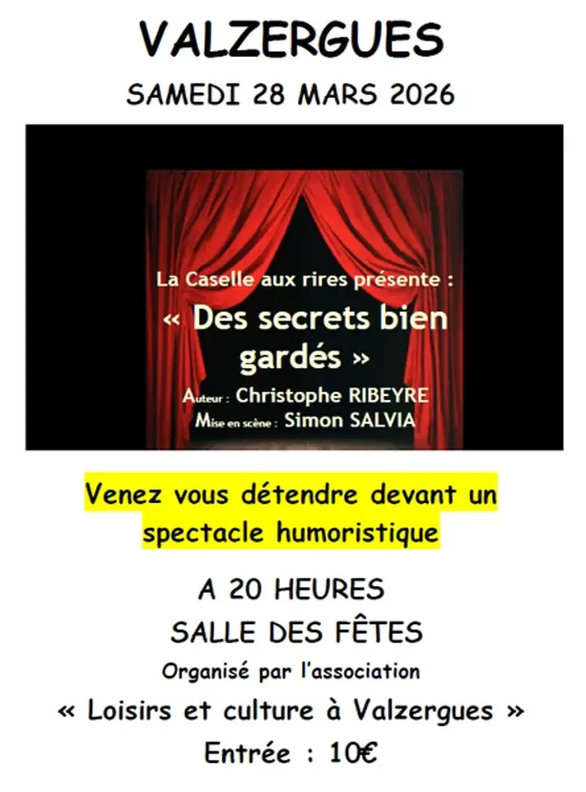 Spectacle humoristique