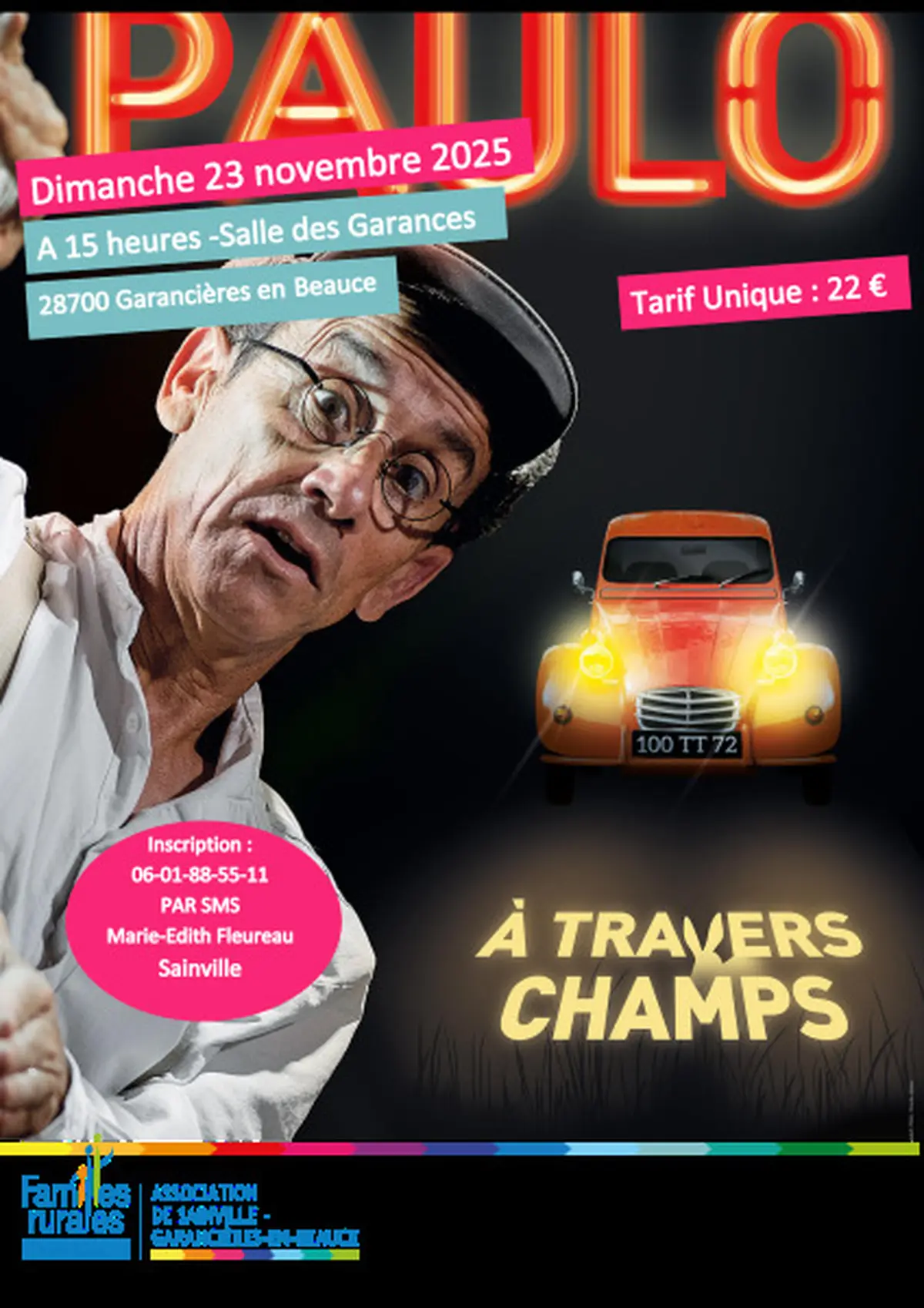 Spectacle humoristique À Travers Champs