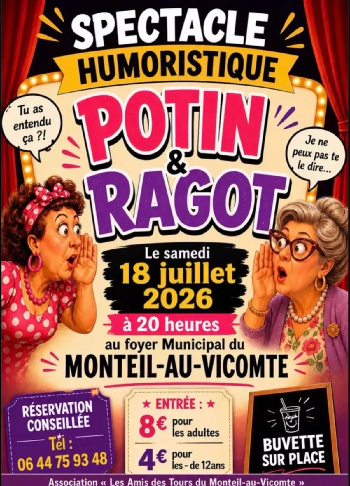 Spectacle humoristique Potin & Ragot