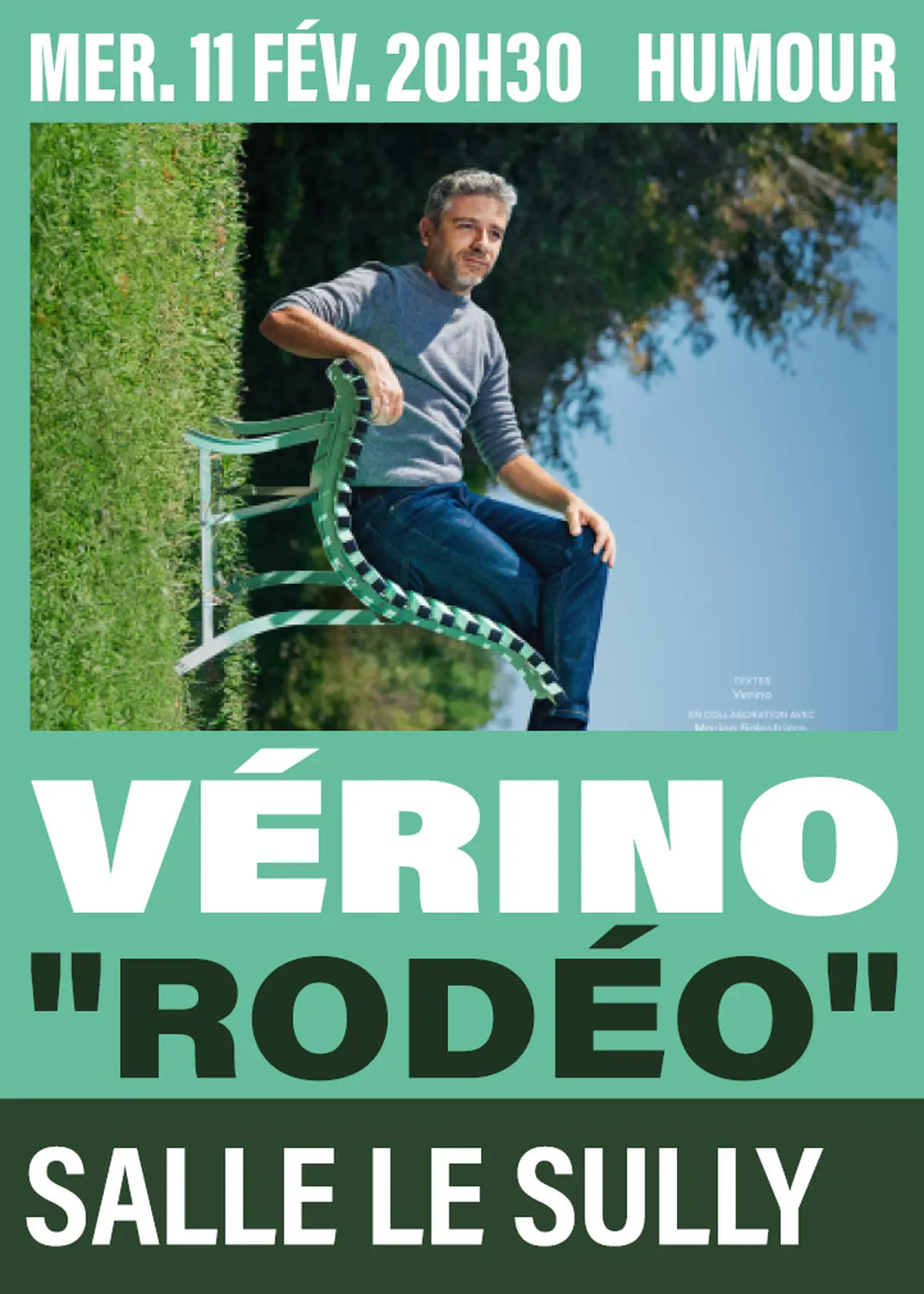 Spectacle humoristique – Vérino “Rodéo”