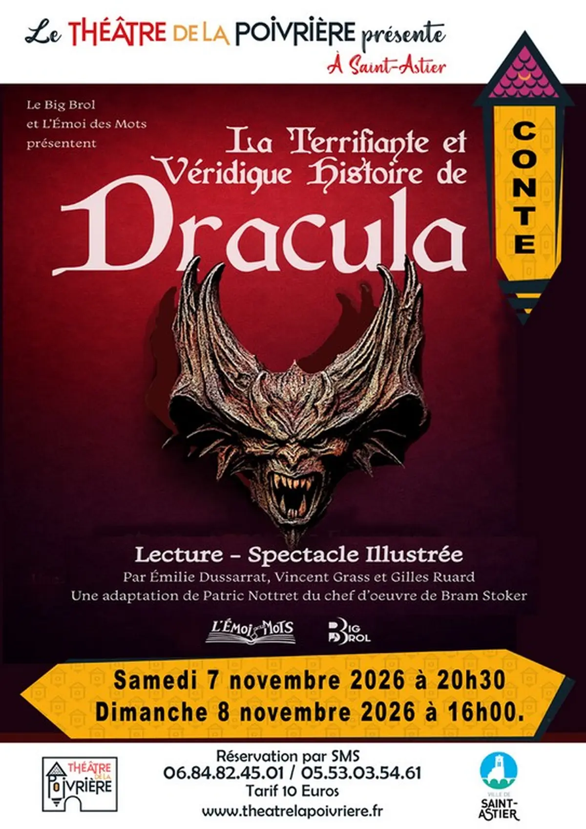 Spectacle illustré Dracula