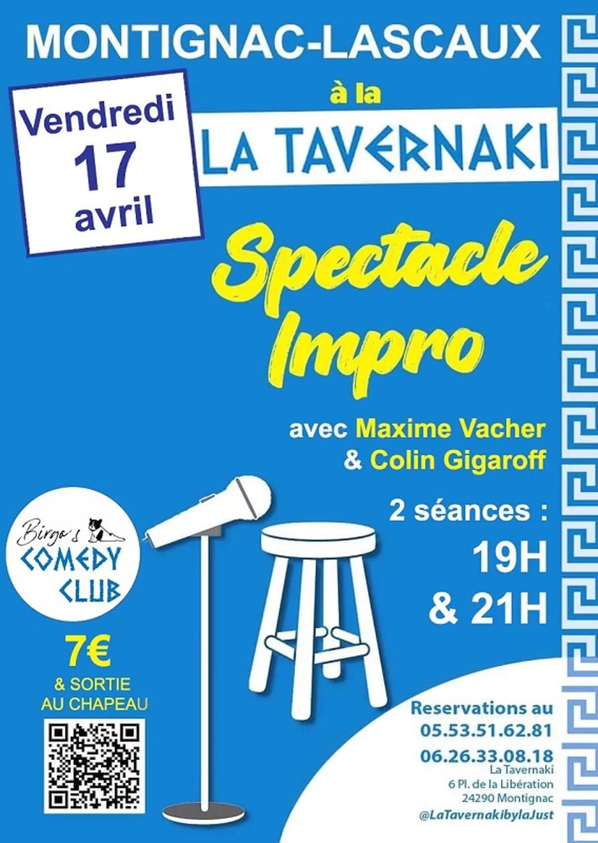 Spectacle impro à la Tavernaki