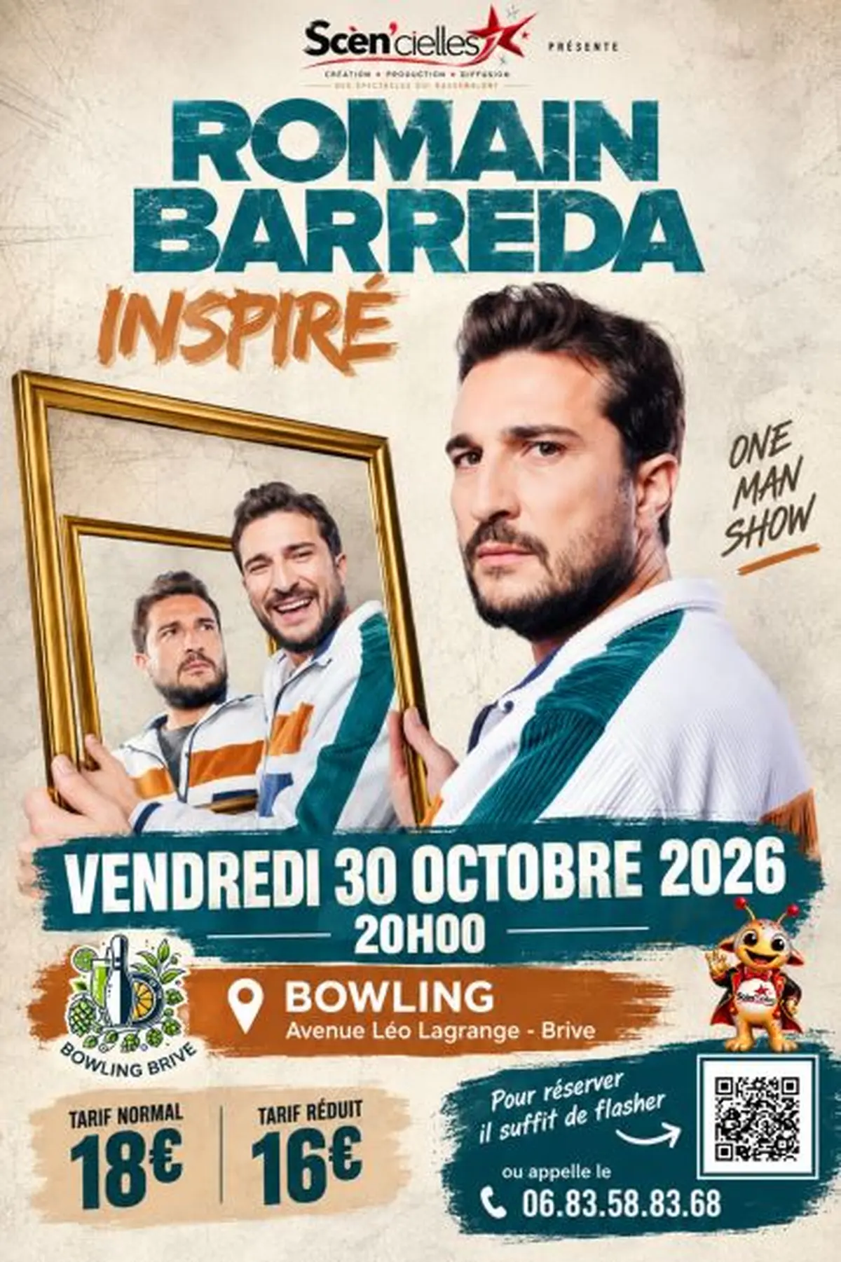 Spectacle  INSPIRE de Romain Barreda (Bowling de Brive)