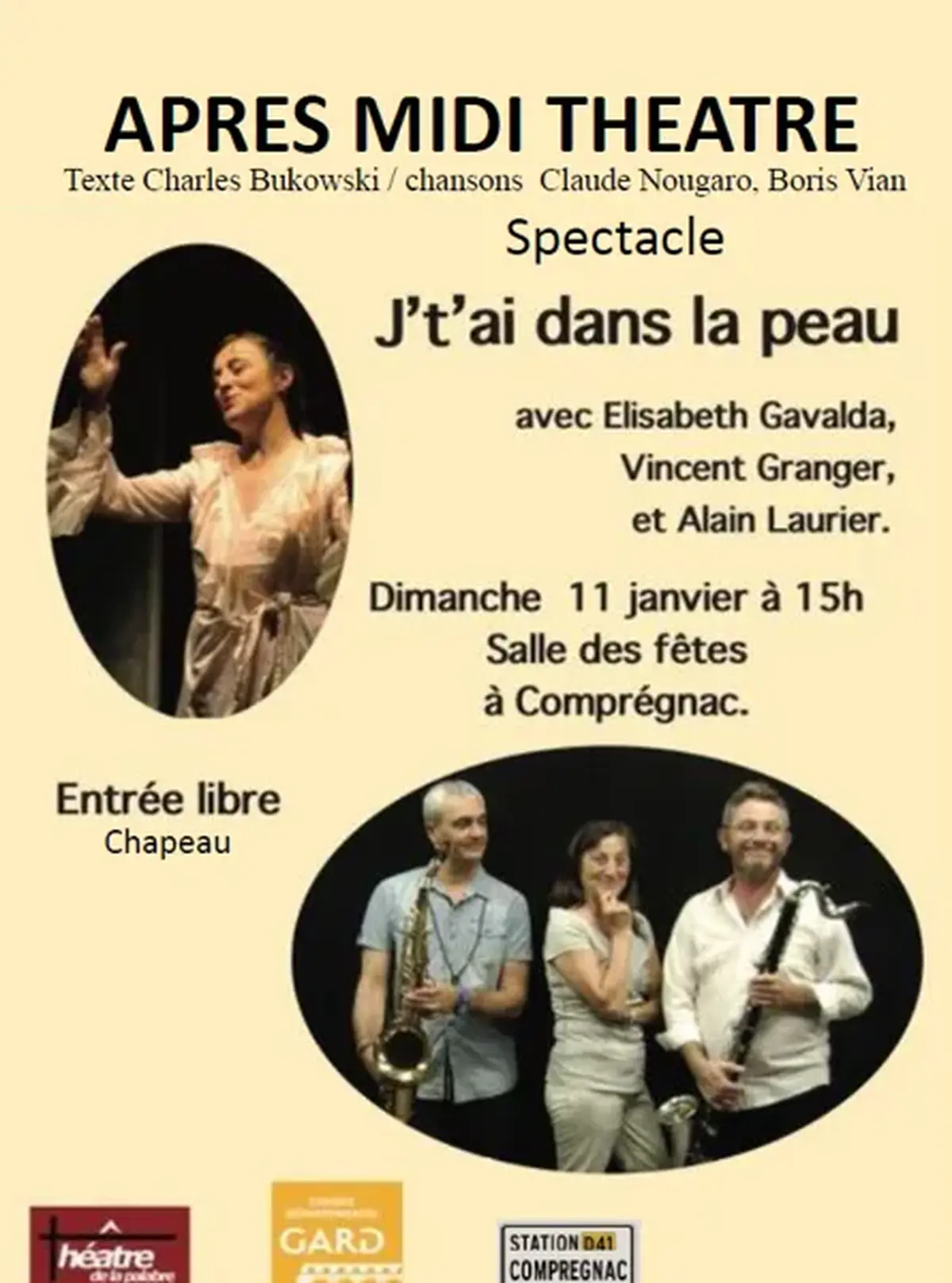 Spectacle  J't'ai dans la peau 