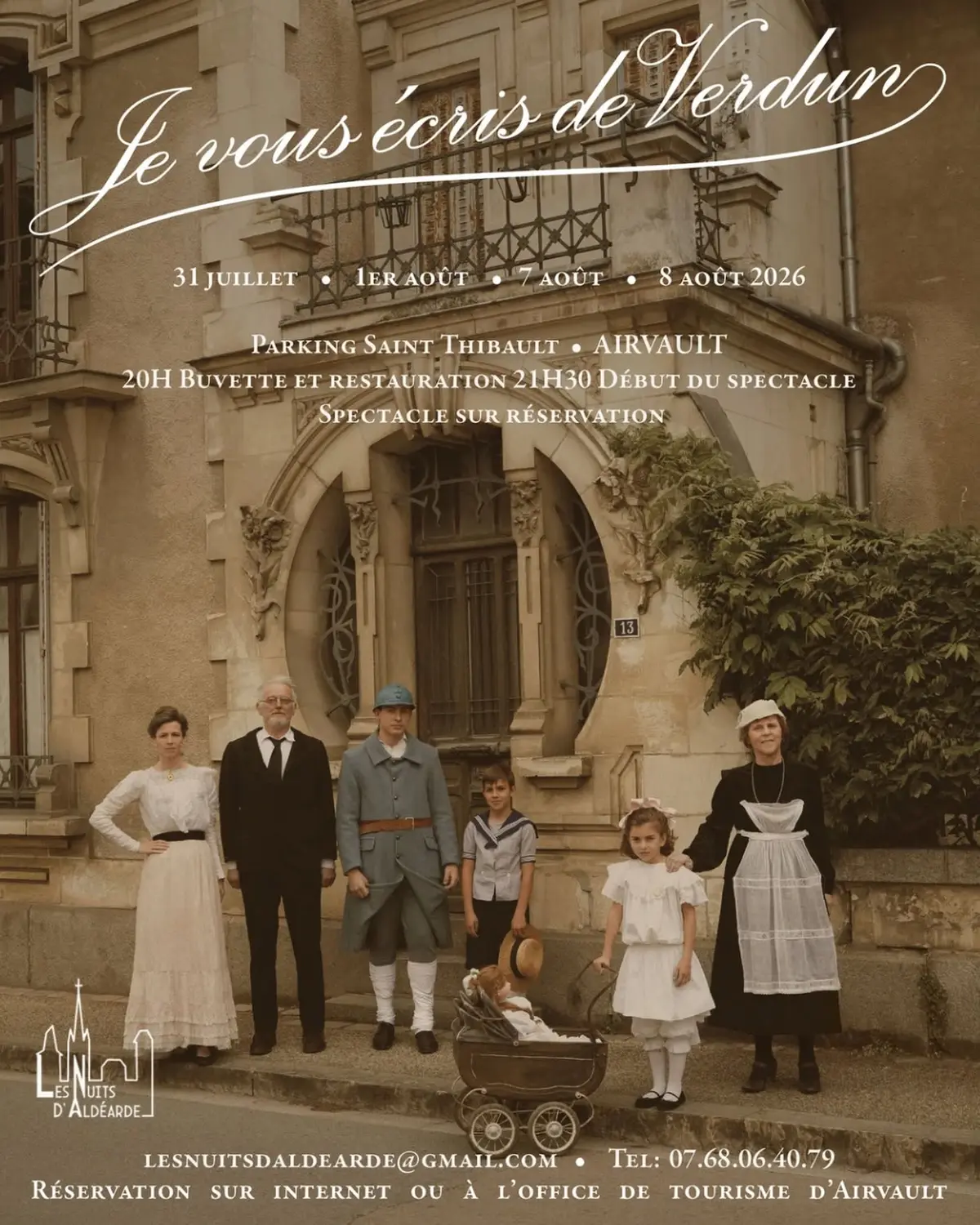 Spectacle Je vous écris de Verdun...