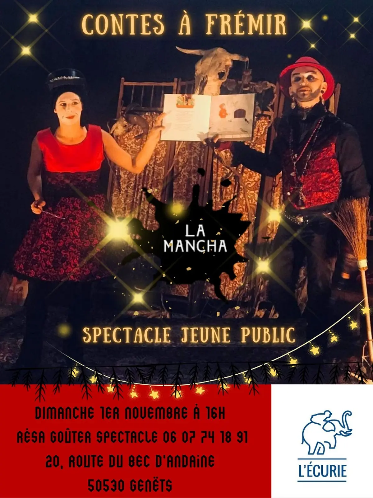 Spectacle jeune public Contes à frémir