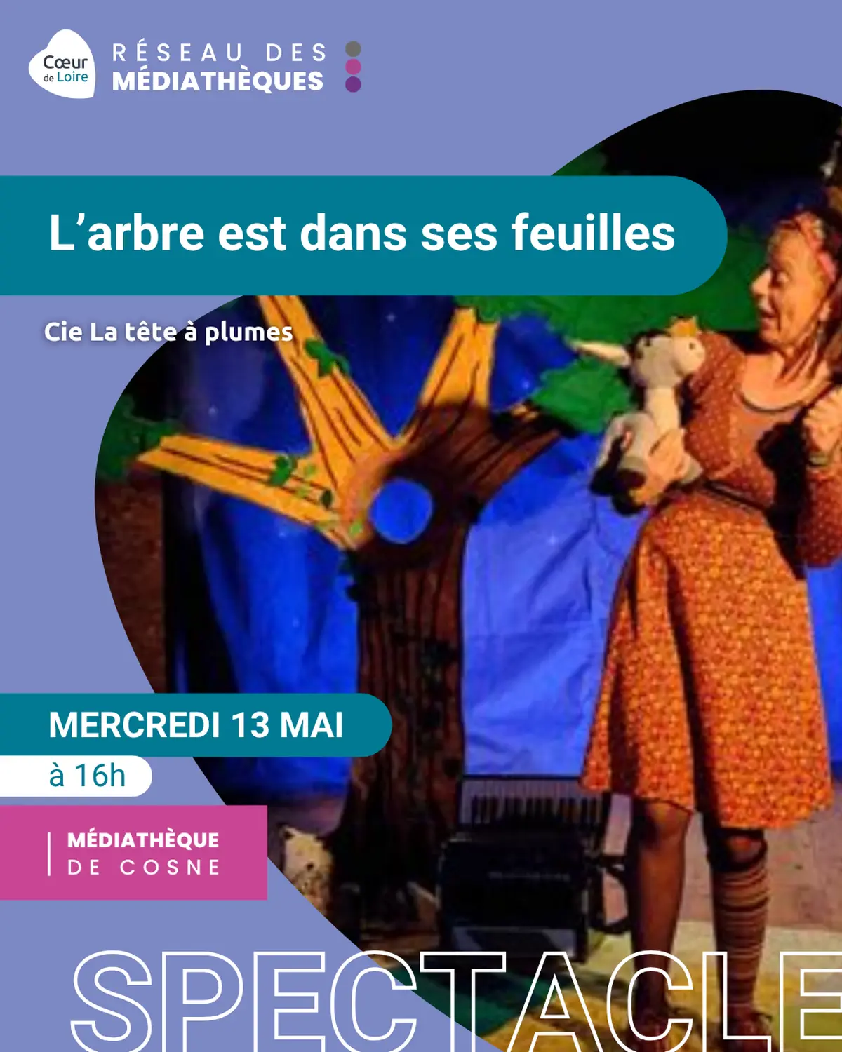 Spectacle L'arbre est dans ses feuilles